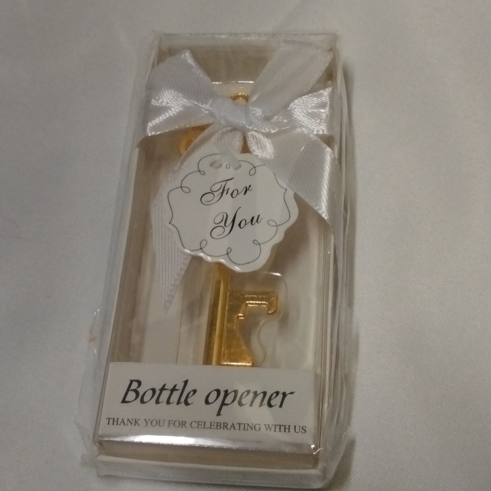 🎉 Celebration Gold Bottle Opener-New!